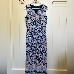 SPRING PRINTED MAXI DRESS